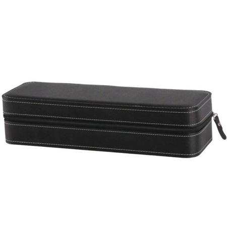 Caseta Transport Ceasuri Piele Ecologica Neagra 6 Spatii [4]