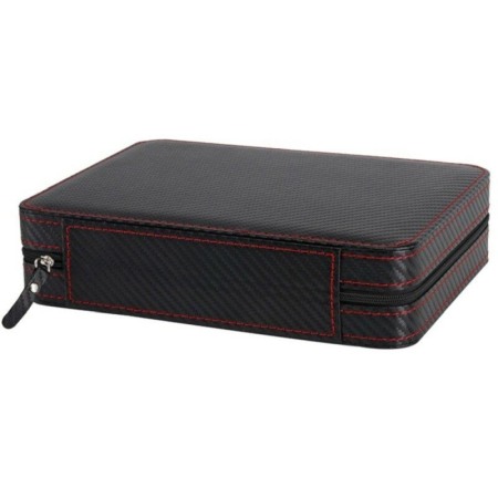 Caseta Transport si depozitare Ceasuri 4 Spatii Negru Carbon [2]