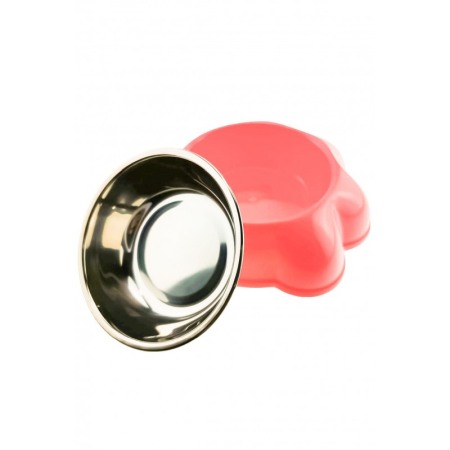 Pisici - Castron pentru animale de companie 2 in 1, roz, Doty