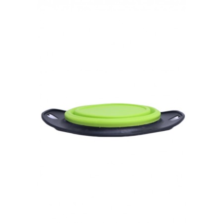 Castron pliabil HeartBowl, pentru animalele de companie de talie medie/mare, design modern, practic,verde, 25x19 cm [3]
