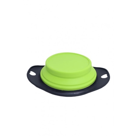 Castron pliabil HeartBowl, pentru animalele de companie de talie medie/mare, design modern, practic,verde, 25x19 cm [4]