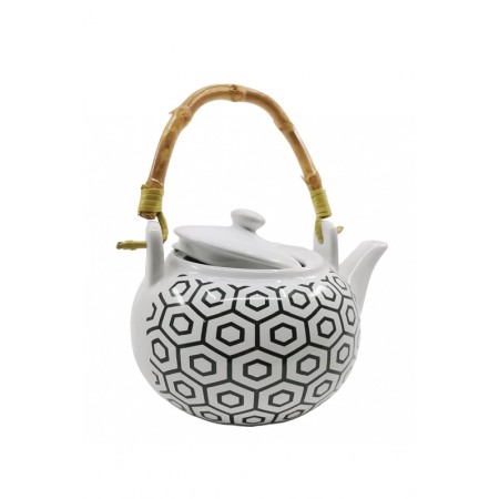 Ceanic Vintage Cup, design creativ, maner din lemn, ceramica, 400 ml, alb, Doty®️ [3]