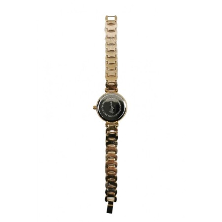 Ceas dama LuxuryBraid mecanism Quartz, bratara metalica aurie, pietre, 19 cm, design elegant, comfortabil si versatil [3]
