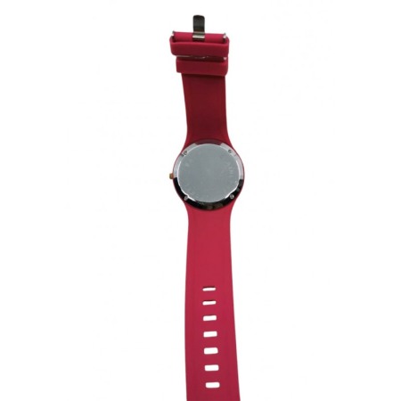 Ceas de mana Montana Doty®, Quartz, universal, curea din silicon, accente aurii, roz, resigilat [2]