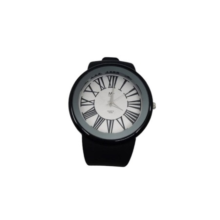 Ceas de mana Romans Doty®, Quartz, universal, curea din silicon, negru, resigilat [2]