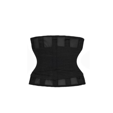 Centura Clepsydra Look ,pentru slabit si modelarea taliei, tip corset,adaptare gratuala cu scai pentru talie , L/XL, 70 cm,negru [2]