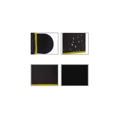 Centura de slabit FittnessBelt, marime universala, subtiaza, tonifica, unisex, prindere cu scai, 90x19 cm, negru/galben, Doty®️ [2]