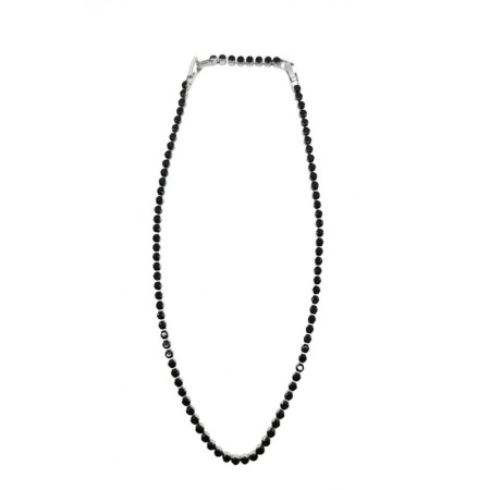 Cadouri unice - Colier Freydis Doty® tip tenis, din inox, elegant, cu pietre din zirconiu, 18 cm, argintiu