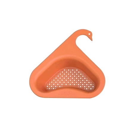 USTENSILE & ARTICOLE BUCATARIE - Cos scurgere multifunctional pentru chiuveta SinkGad Doty.ro®, 27x24 cm, sistem de prindere, materiale de calitate, portocaliu