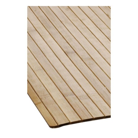 Covoras de baie din bambus BambooCarpet Doty®, bej, 50x120 cm, design antiderapant, rezistent la umiditate [4]