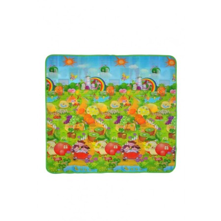Covoras de joaca termoizolant RainbowWorld, 200x180 cm, 2 fete, educational, cu imprimeu, multicolor, Doty®️ [1]