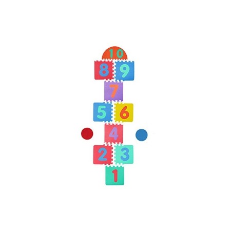 Covoras  Puzzle tip sotron, Educativ pentru Copii, 10  Piese din Spuma cu Imprimeu cifre [1]