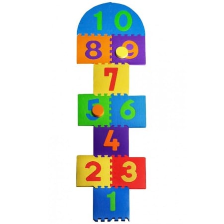 Camera copilului - Covoras  Puzzle tip sotron, Educativ pentru Copii, 10  Piese din Spuma cu Imprimeu cifre