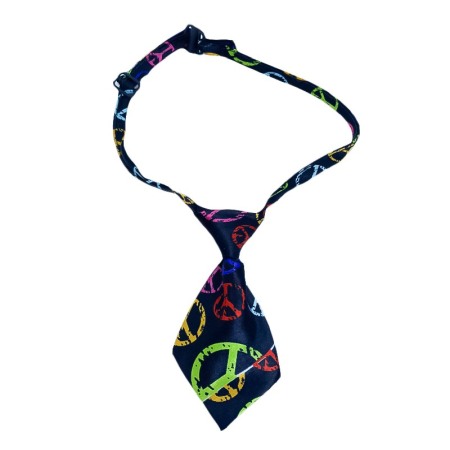 Zgărzi si hamuri pisici - Cravata Fashion Raley, pentru animale de companie, mici,44-32 cm, reglabila, multicolor