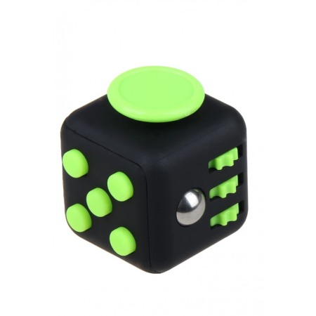 FUN GADGET - Cub senzorial CubeFren', antistress,negru/verde