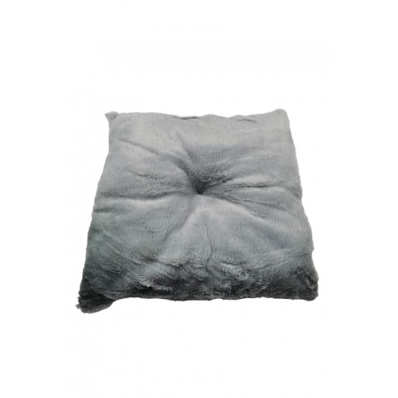 Culcus pentru pisici sau caini de talie mica PuffBed Doty®, tip cort, pernuta inclusa, 37x35 cm, gri, design cu stele [3]