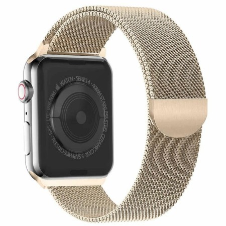 Curea Aurie magnetica din otel inoxidabil, 38 mm compatibila Ceas Apple seria 1, 2 , 3 [1]
