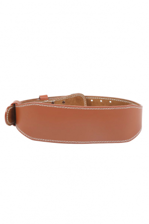 Articole Sanatate & Wellness - Curea fitness de protectie Waist Lifting Belt Doty®, tip centura, suport talie pentru ridicarea greutatilor, din piele ecologica, 100 cm, reglabila, maro