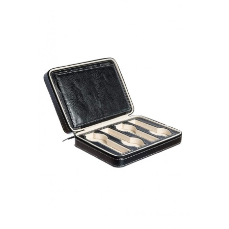 CUTII SI ORGANIZATORE - Cutie de ceasuri din piele ecologica TravelLineWatch, pentru 8 ceasuri,negru