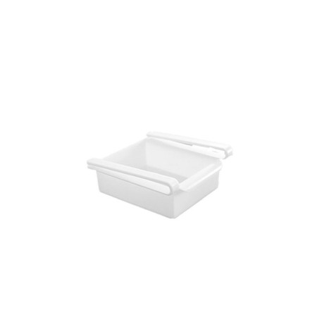 Cutie depozitare Fresh Storage, tip sertar, pentru frigider, usor de utilizat, practic, 15 x 15 x 7 cm, alb [2]