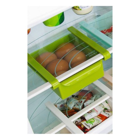 Cutie depozitare Fresh Storage, tip sertar, pentru frigider, usor de utilizat, practic, 15 x 15 x 7 cm, verde [1]