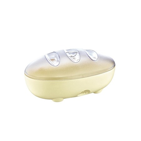 Cutie pentru paine SafeLoaf Doty®, plastic, 40x25cm, capac transparent, crem [2]