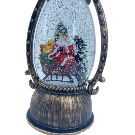 Decoratiune de Craciun Christmas Night, efecte sonore si luminoase,cablu usb inclus, model felinar,multicolor [2]