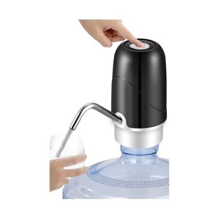 USTENSILE & ARTICOLE BUCATARIE - Dispenser electric de apa AquaAdaptor Doty.ro®, compatibil cu bidoane de apa de 3.8L- 18.9L, negru