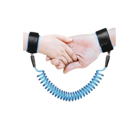 Igiena si ingrijire - Dispozitiv anti pierdere pentru copii SafeBracelet,albastru/negru, 165 cm