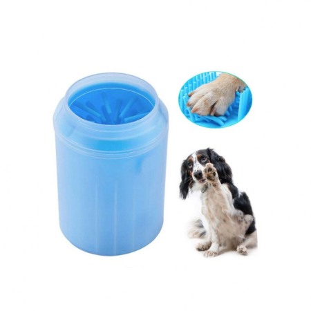 Igienă și îngrijire câini - Dispozitiv Curatare, Igienizare si Dezinfectare Labute Shinny Paw, talie medie/mare, marime L, albastru, Doty®️