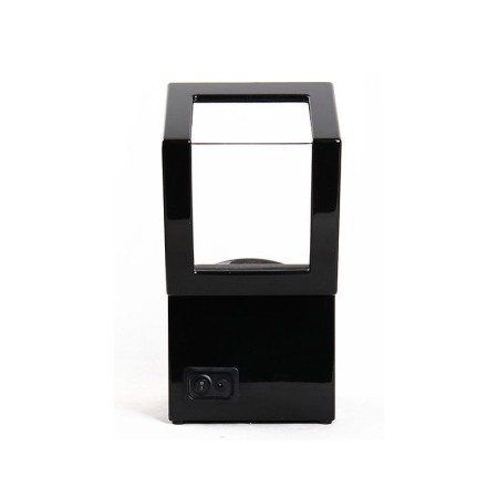 Dispozitiv de intors Ceasurile Automatice Watch Winder 2+0 Doty®, aspect lucios, piele ecologica interioara, negru [3]