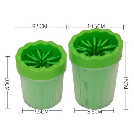 Dispozitiv pentru curatare labute animale, masura S, verde, Doty [0]