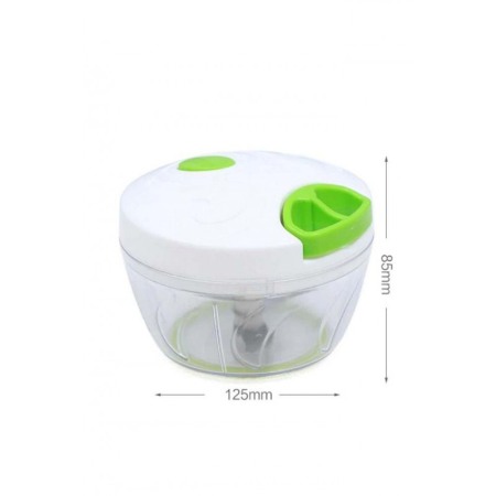 Feliator manual pentru legume si fructe, marunteste, usor de utilizat, rapid si practic, portabil, materiale de calitate,alb/ver [6]