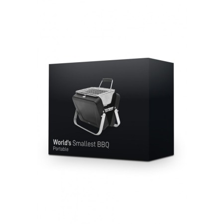 Gratar portabil Mini Barbeque, usor de utilizat, 18 × 6 × 15,5 cm, negru [2]