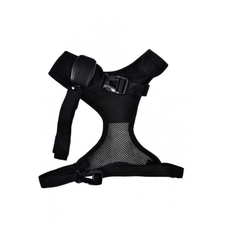 Ham 2 in 1 Cooper Harness, cu lesa retractabila, pentru caini de talie mica, lesa 150 cm, reglabila,rezistenta 5-15 kg, negru,do [2]