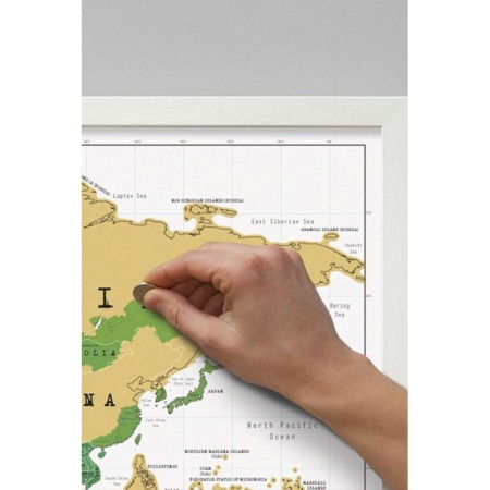 Harta lumii razuibila Travel the World,  88 x 55 cm, multicolora, carton plastificat [4]
