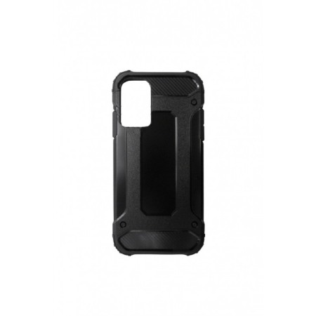 Tech & Gadget - Husa antisoc pentru Samsung Galaxy S20 Ultra, tip armura, margini iesite in relief, negru, Doty