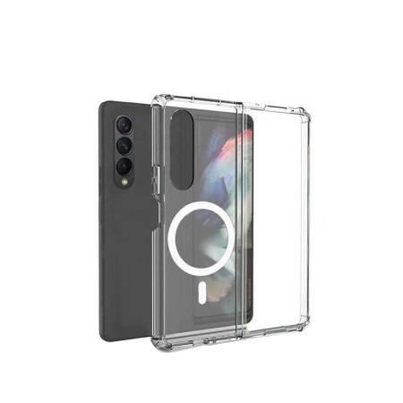 Husa compatibila cu Samsung Galaxy Z Fold 5 CrystalMag, magnetica, compatibila incarcatoarelor Qi si accesorilor MagSafe, Doty® [1]