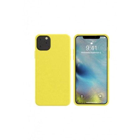 Husa iPhone 11 Pro Max 6.5 inch , Galben, Liquid Silicone, 6.5 inch [1]