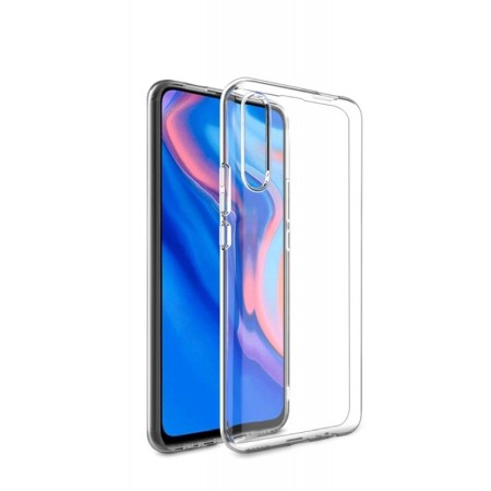 SMARTPHONE & ACCESORII - Husa pentru Huawei Psmart Pro 2019 ,transparenta , Liquid Silicone