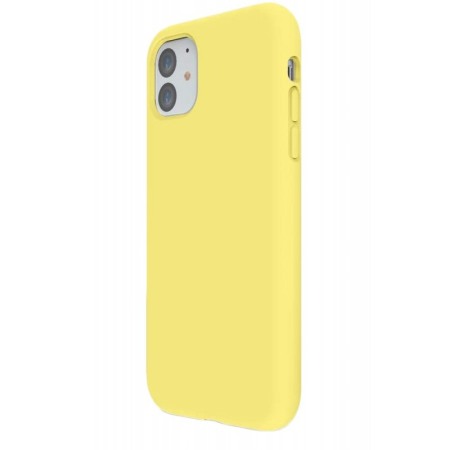 Husa pentru iPhone 11 Galben , Liquid Silicone marime de  6.1 inch Doty [3]