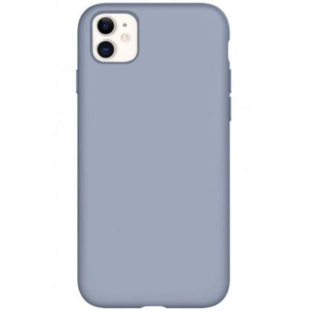 SMARTPHONE & ACCESORII - Husa pentru iPhone 11 Gri deschis , Liquid Silicone iPhone XI marime de  6.1 inch Doty