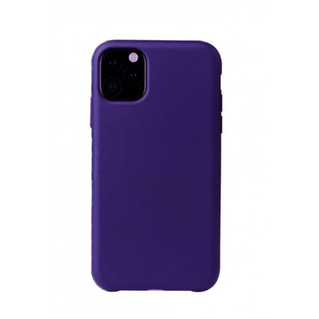 SMARTPHONE & ACCESORII - Husa pentru iPhone 11  ,mov , captusita cu microfibra, Liquid Silicone marime de  6.1 inch
