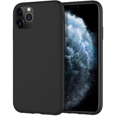 Husa pentru iPhone 11 Negru , Liquid Silicone iPhone XI pro marime de 5.8 inch [1]