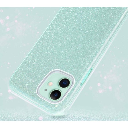 Husa pentru iPhone 11 pro  marime de 5.8,Bling Sparklyn, cu Glitter, Argintiu [4]