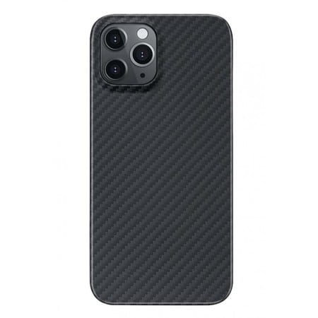 SMARTPHONE & ACCESORII - Husa pentru Iphone 12 Mini, negru, Liquid Silicone, design modern tip carbon, marime 5.4 inch,Doty
