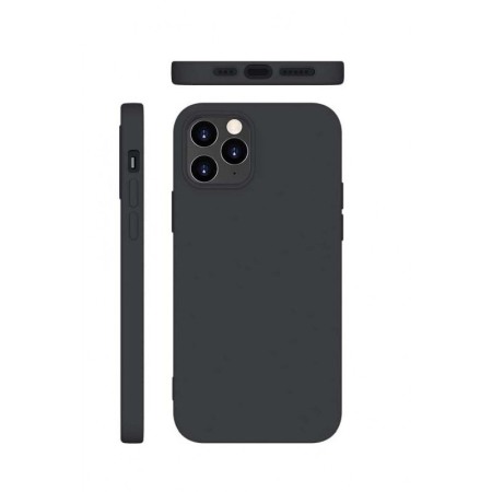 Husa pentru Iphone 12 Pro Max, Liquid Silicone, negru, marime 6.7 inch,Doty [6]