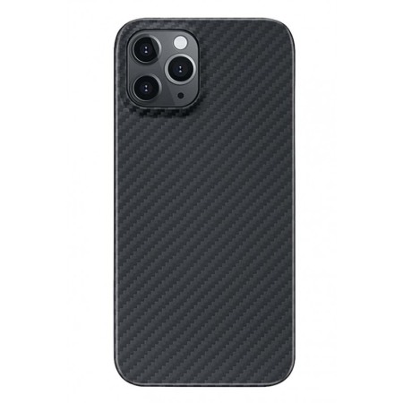 SMARTPHONE & ACCESORII - Husa pentru Iphone 12 Pro Max, negru, Liquid Silicone, design modern tip carbon, marime 6.7 inch,Doty