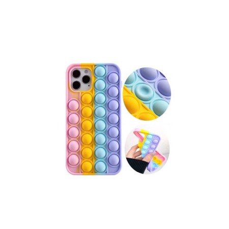 SMARTPHONE & ACCESORII - Husa pentru Iphone 12 Pro Max, Silicone POP, multicolor,interactiva,antistres, marime 6.7 inch