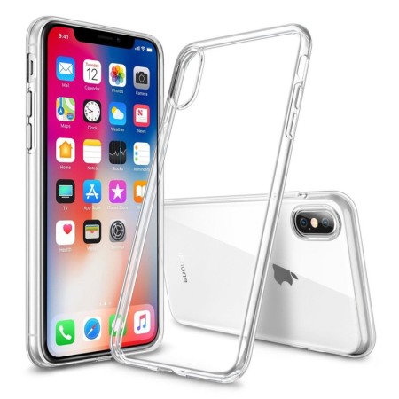 Husa pentru iPhone X , Clear , Liquid Silicone iPhone X [2]